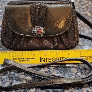 Brighton Metallic Brown Mini Bag